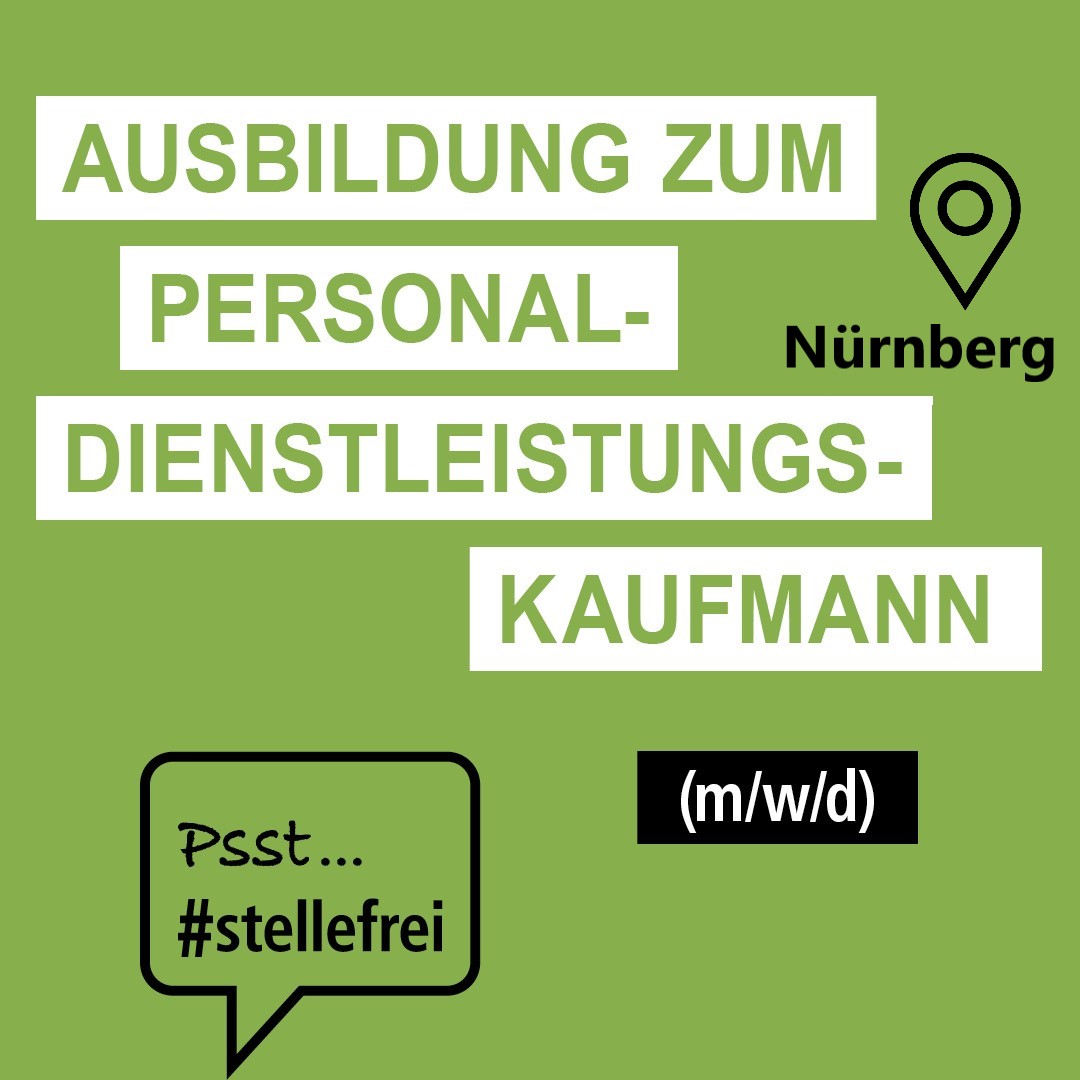 Ausbildung zum Personaldienstleistungskaufmann (m/w/d)
